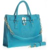 hot sale lady top fashion new style pu leather handbag