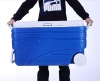 hot sale plastic cooler box on wheels 47L