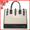 hot sale pu mixed color handbag