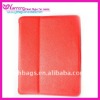 hot sale red pu leather case for ipad