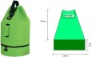 hot sale round rucksack with rope cable lock
