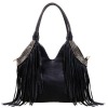 hot sale tassel handbags beautiful ladies handbags