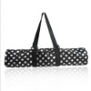 hot sale zip top open dot print yoga mat bags