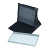 hot sell 360 degrees leather case for ipad2 with wireless bluetooth keyboard