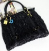 hot sell design style ladies pu handbag