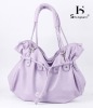 hot sell fancy purple lady handbag 8487