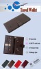 hot sell fashion leather wallet with anti-bacterial function