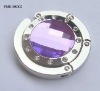 hot sell gift folding round bag hook high quality light purple