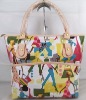 hot sell lady bag with colorful printing