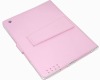 hot sell newest leather case for iPad 2 with stand+paypal wholesale