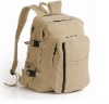 hot sell polyster beige backpack