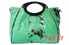 hot sell python leather handbag