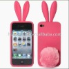 hot sell rabbit silicone phone case