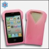 hot sell silicone case for iPhone4,cute clothes shape