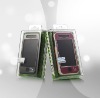 hot selling and environment-friendly PC+genuine leather case for iphone 4