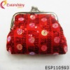 hot selling and special red shining wallet for girls