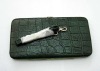 hot selling flat hinge lady's wallets in PU