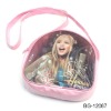 hot selling lady's heart-shaped wholesale comestic bag