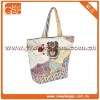 hot selling printed  durable  canvas ladides tote bags