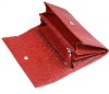 hot selling red color girls wallets coin wallets