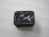 hot small shiny black cosmetic bag PVC cosmetic bag