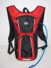 hydration backpack in red