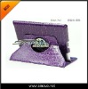 iCool 360 Degree Rotating Crocodile PU leather case for ipad2