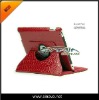 iCool 360 Degree Rotating Crocodile PU leather case for ipad2 with smart cover