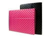 iDiamond Leather Case for iPad2 - Black/Pink