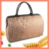 imitation leather brown letter image travel bag (DYJWTVB-021)