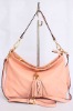 in stock,leather handbag,full cow leather,fringed handbag,shoulder messenger bags,Small fringed leather bag,8630 pink