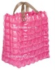 inflatable bubble tote. air blow up bag .shopping. shoulder.pvc bag