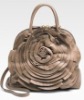japan style ladies rose leather handbag