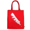 joyous red cotton promotional bag