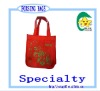 joyous small red non woven gift bag