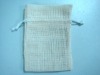 jute bag with silk rope