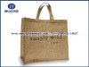 jute bags leather handles