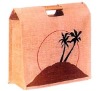 jute beach handbag/packing bag for tomato,potato,cloth,quilt ect