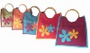 jute shopping bags with cane handle