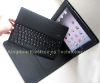 keyboard with leather casae for Ipad 2 movable