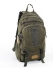 khaki popular style school backpack, washed cotton canvas backpack f