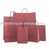 kraft paper bag with rope handle