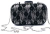 lace hard clutch evening bag