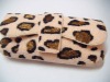 ladies' Leopard grain beaded evening bag