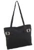 ladies beach bag with mental buckle on sides AHAN-030