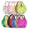 ladies' crochet paillette fashion handbag