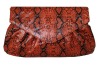 ladies designer purses Snake PU clutch bag