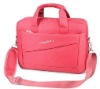 ladies fancy pink nylon laptop bag