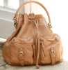 ladies fashion leather handbag backpack