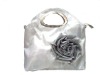 ladies fashion pu tote bag with flower